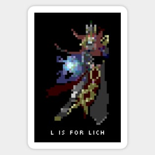 L is for Lich Sticker